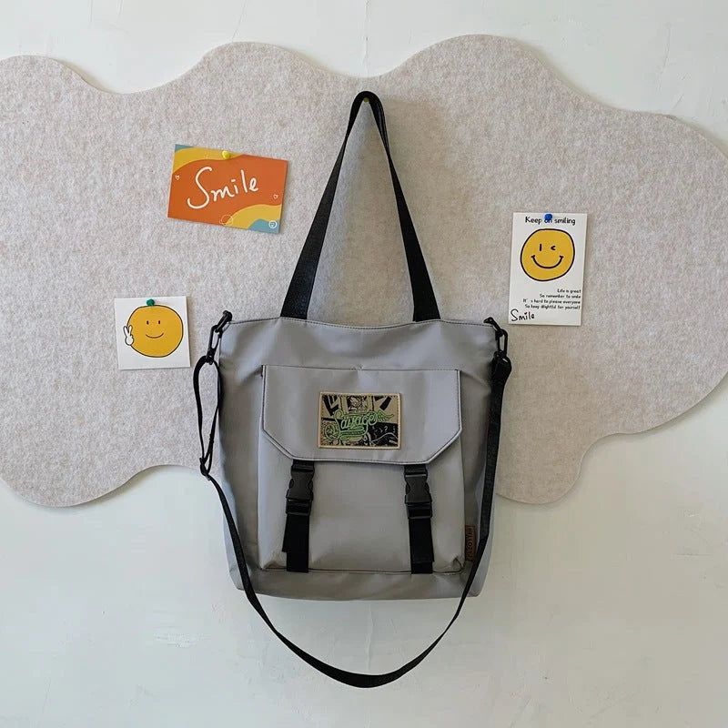 Shoulder Bag Convertible Adjustable Strap Multiple Compartments