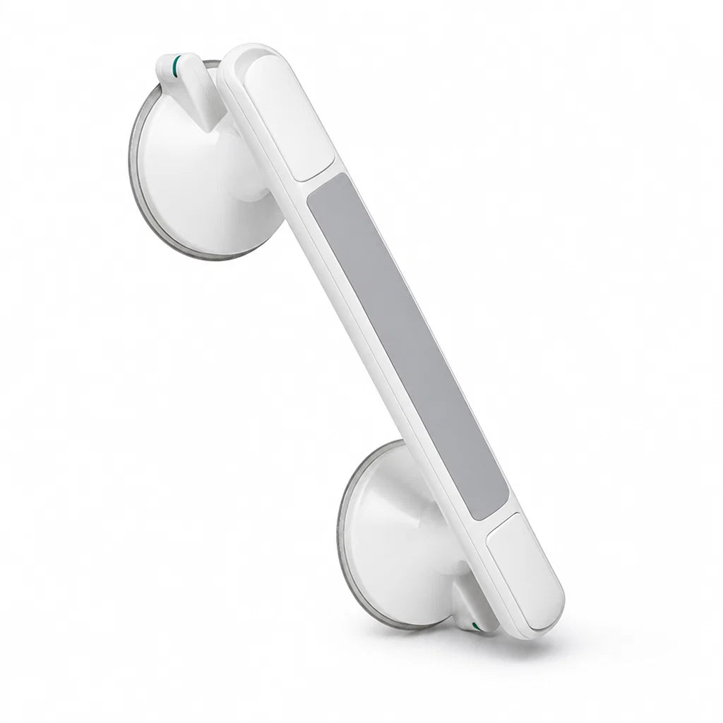 Shower Grab Handle Locking Suction Mount & Safety Indicator