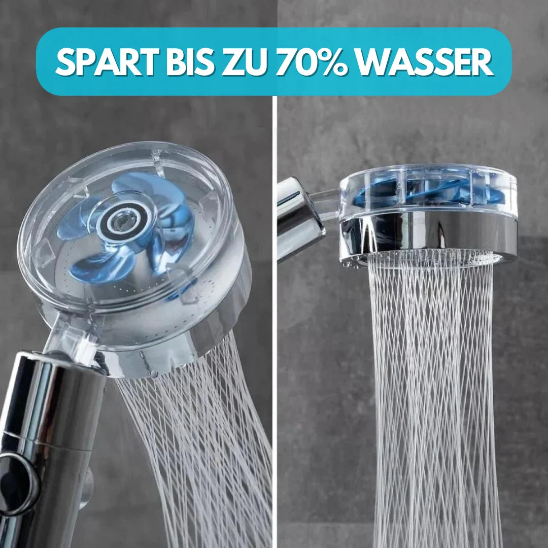 Shower Head Micro Nozzle 360° Rotating On/Off Switch