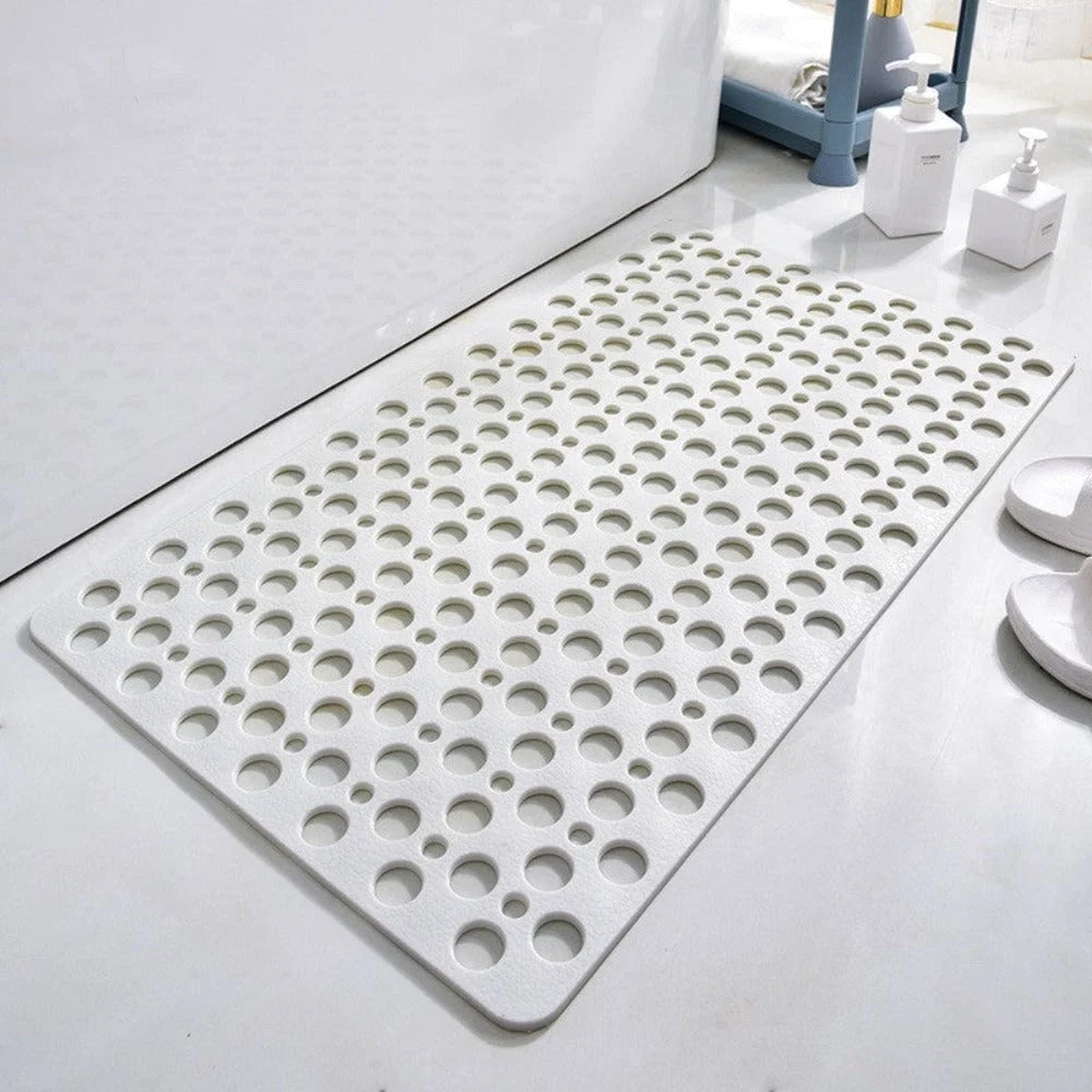 Shower Mat Non-Slip Suction Cups Antibacterial PVC