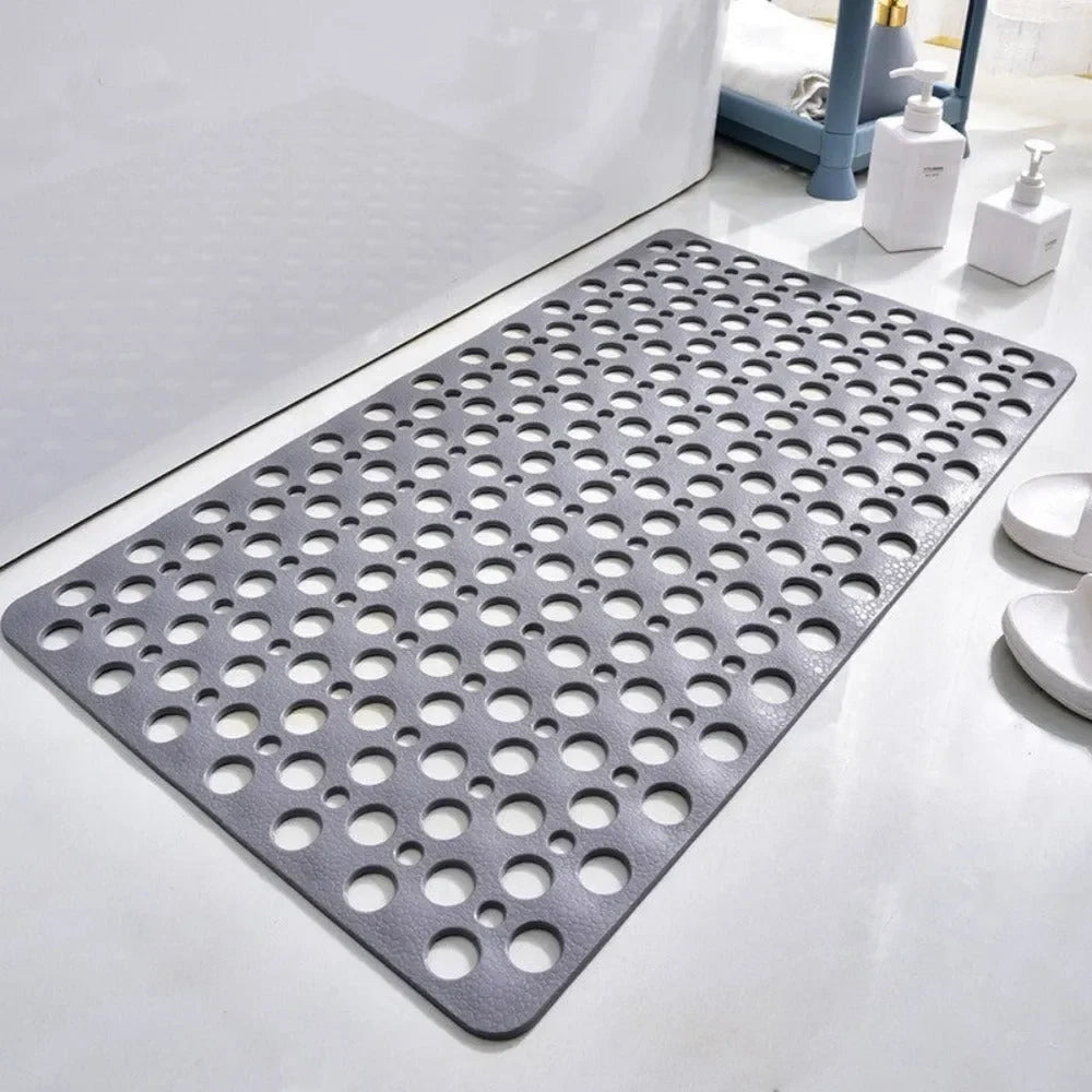Shower Safety Mat Non-Slip Suction Cups Drainage Holes