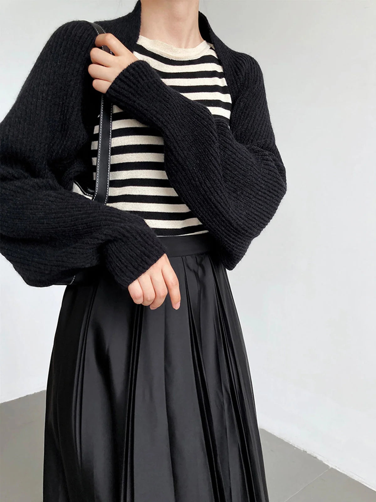 Shrug Cardigan Shift Fit Viscose Blend