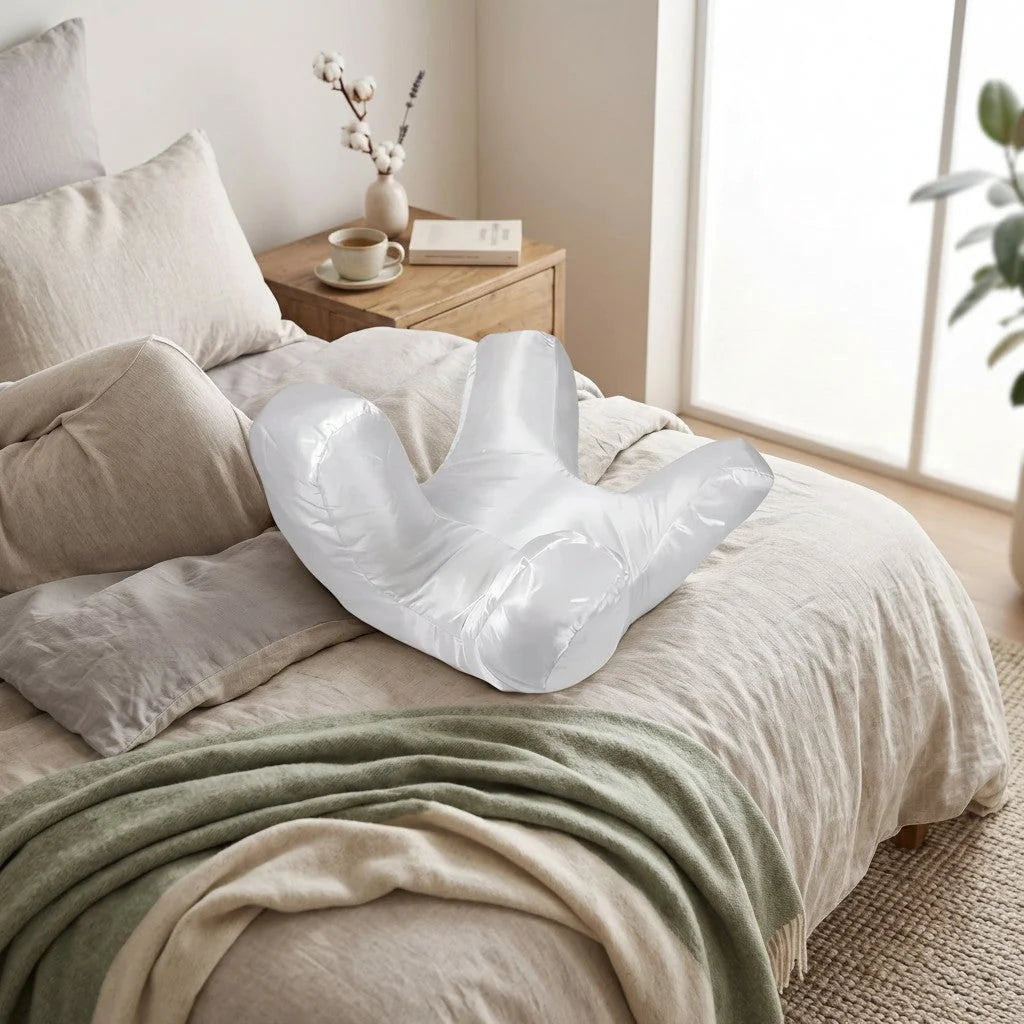 Side Sleeper Pillow Four-Section Raised Frame Machine-Washable Cover