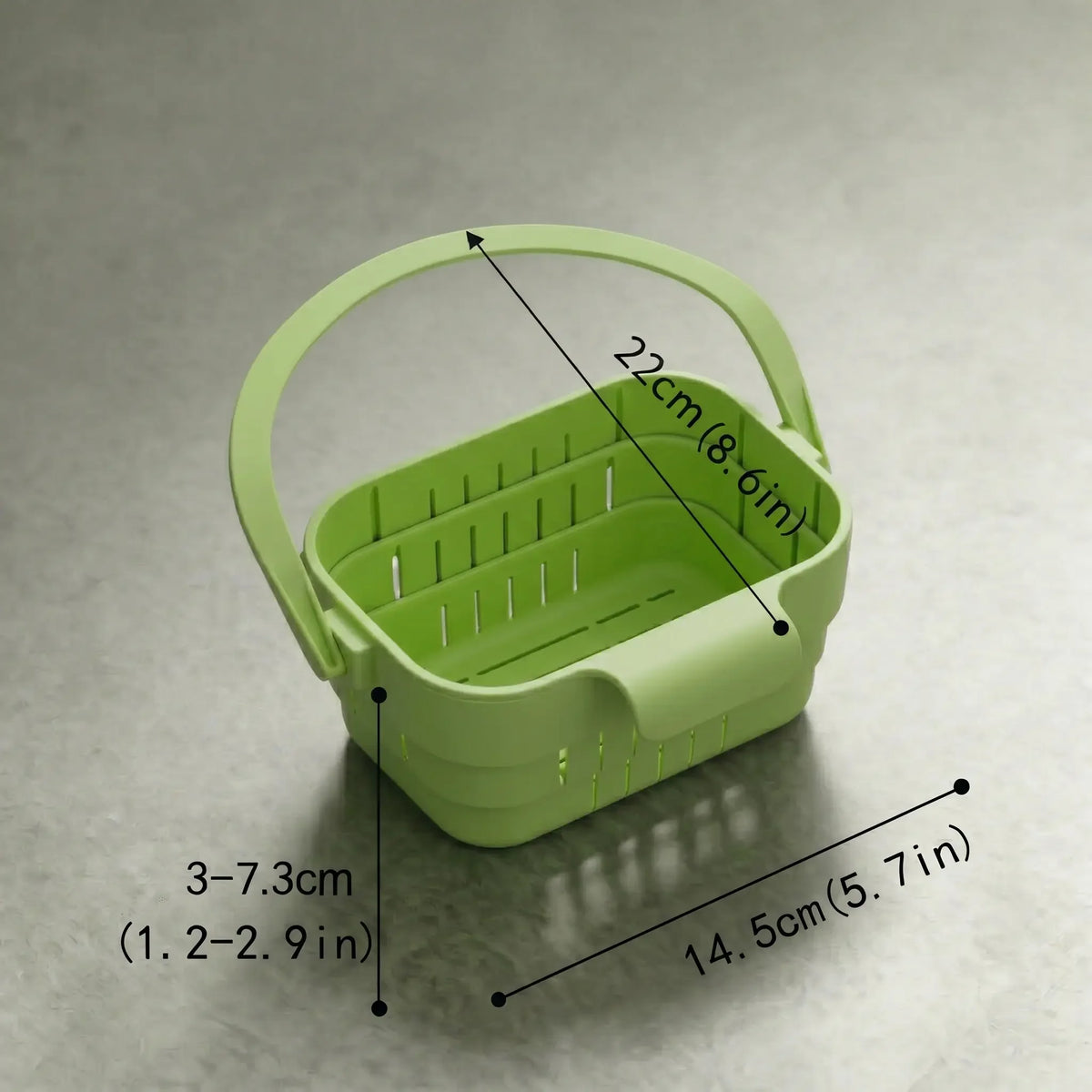 Sink Draining Basket Foldable Tool-Free Installation