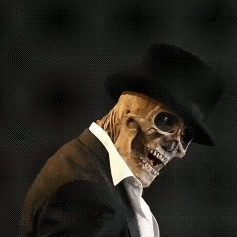 Skeleton Mask Full-Face Anatomical Design Breathable Fit