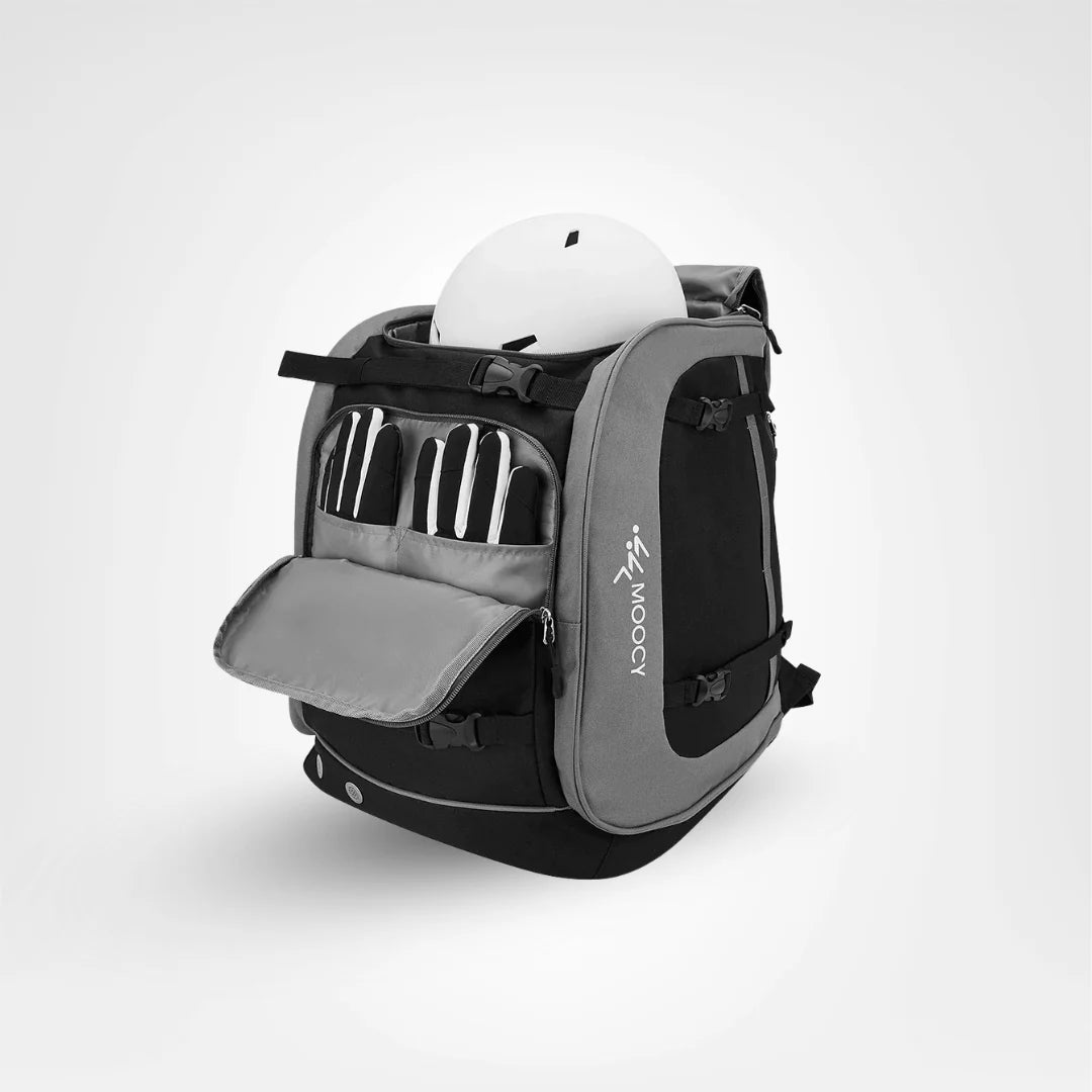 Ski Backpack 65L Boot & Helmet Compartments Padded Straps