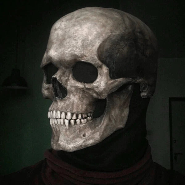 Skull Mask Movable Jaw & Skin-Friendly Latex