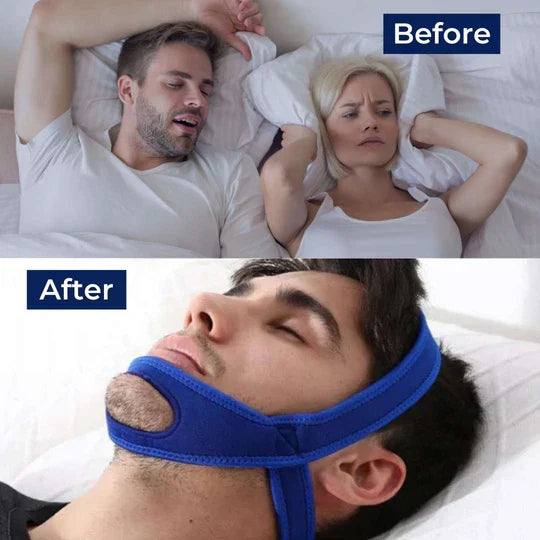 Sleep Chin Strap Adjustable Breathable Jaw Support