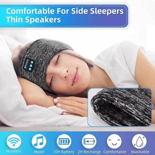 Sleep Headband Wireless & Noise-Canceling Breathable Cotton