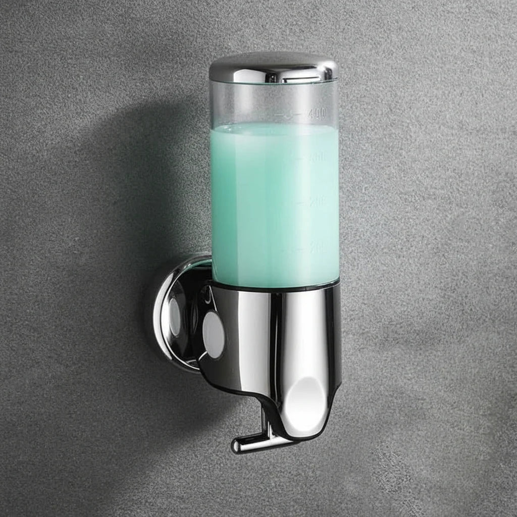 Soap Dispenser Wall-Mounted Stainless Steel Space-Saving