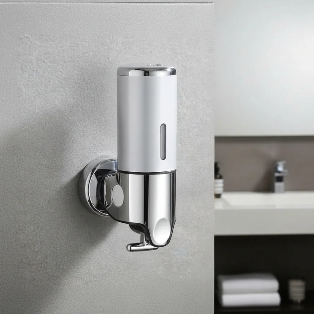 Soap Dispenser Wall-Mounted Stainless Steel Space-Saving