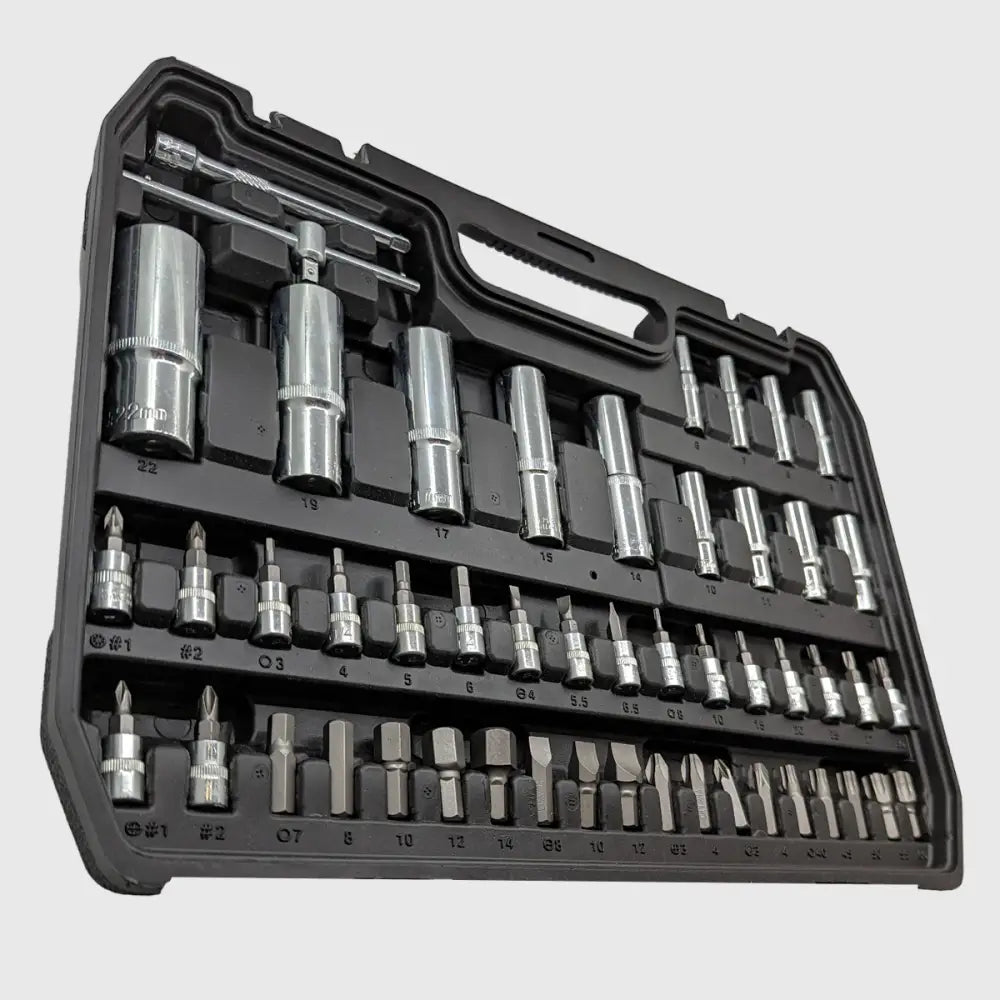 Socket Set 108-Piece Chrome-Vanadium Dual Ratchets