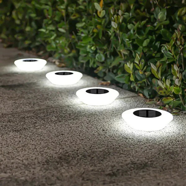 Solar Pathway Lights Dusk-to-Dawn IP65 Set of 4