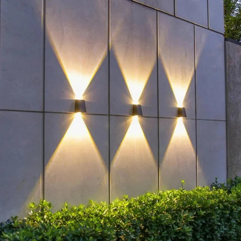 Solar Wall Light Automatic Weatherproof IP65
