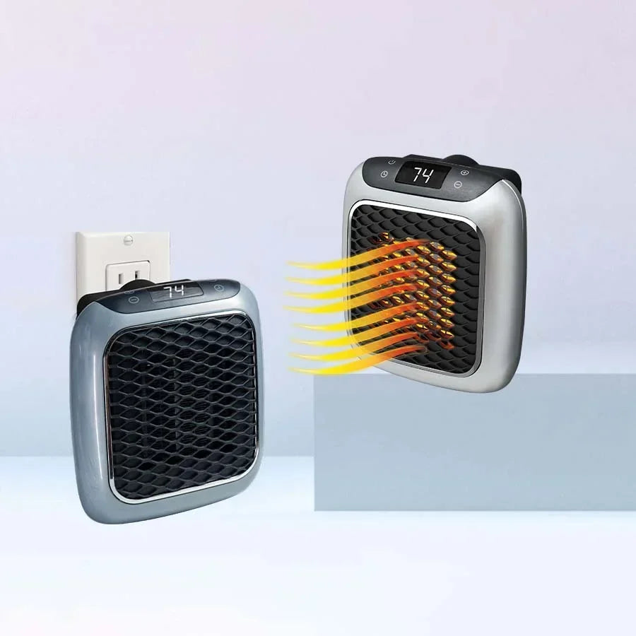 Space Heater Portable 800W Adjustable Timer Tip-Over & Overheat Protection