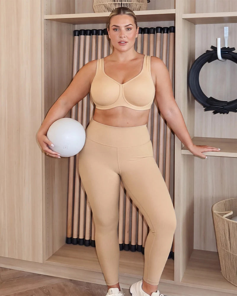 Sports Bra High-Impact Outside-Wire Support Breathable Mesh
