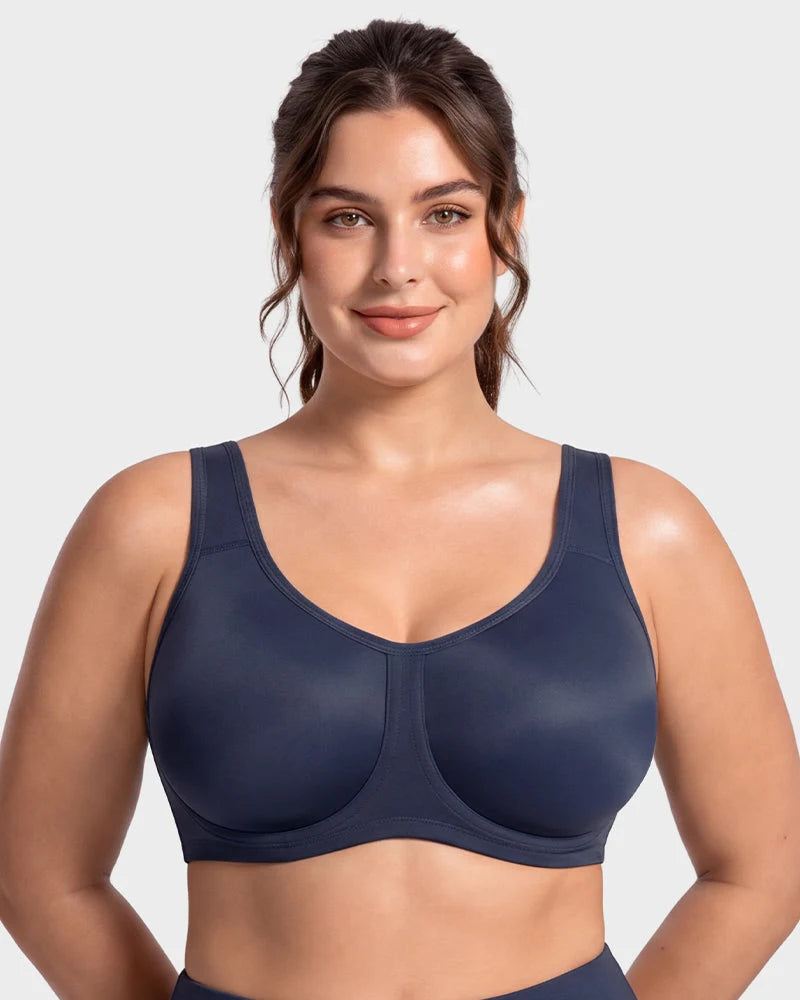 Sports Bra High-Impact Outside-Wire Support Breathable Mesh