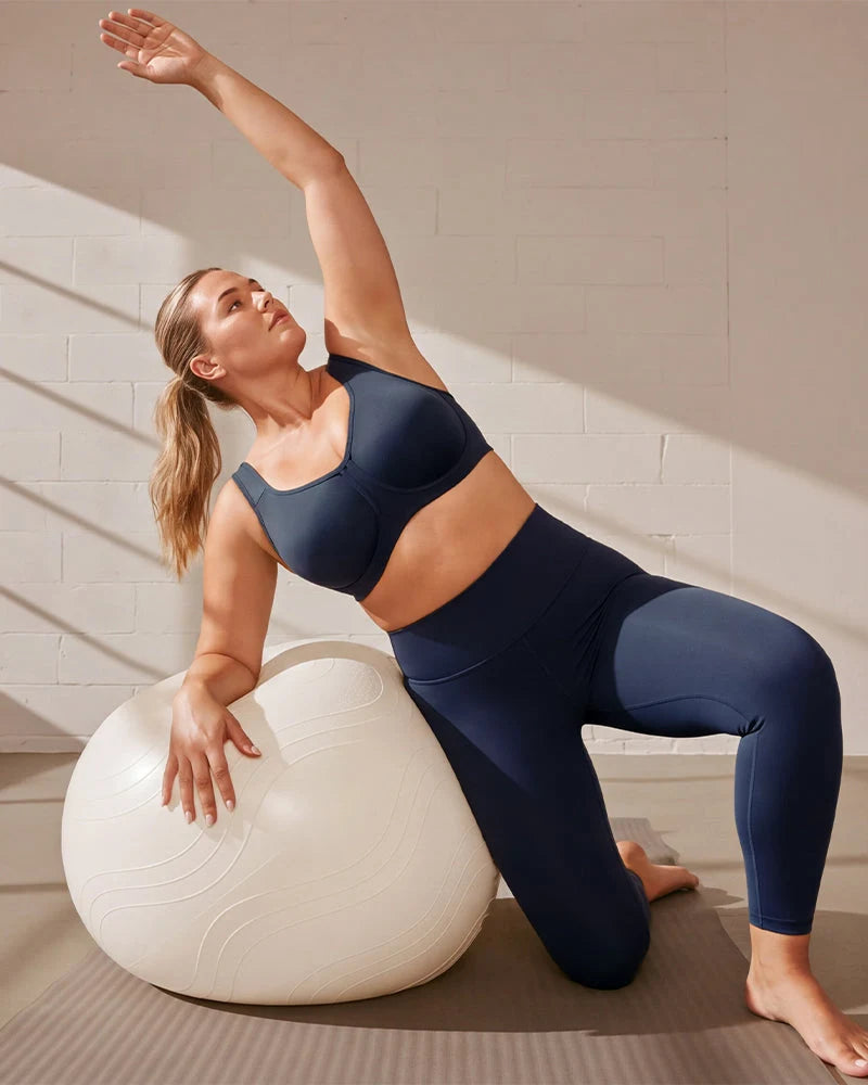 Sports Bra High-Impact Outside-Wire Support Breathable Mesh