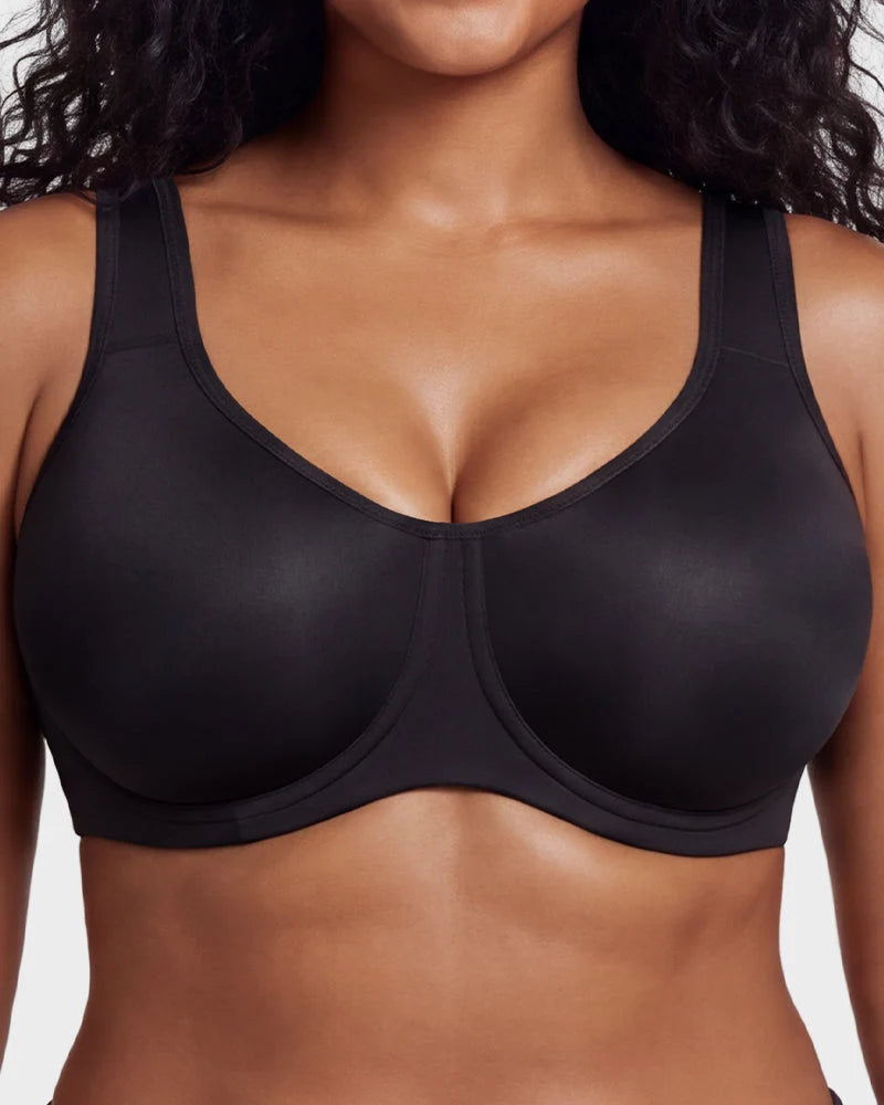 Sports Bra High-Impact Outside-Wire Support Breathable Mesh