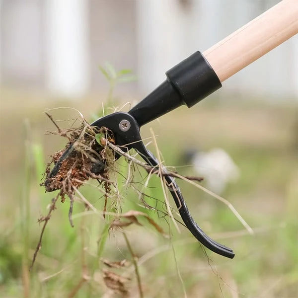 Stand-Up Weed Puller Four-Claw Foot Pedal Detachable Head