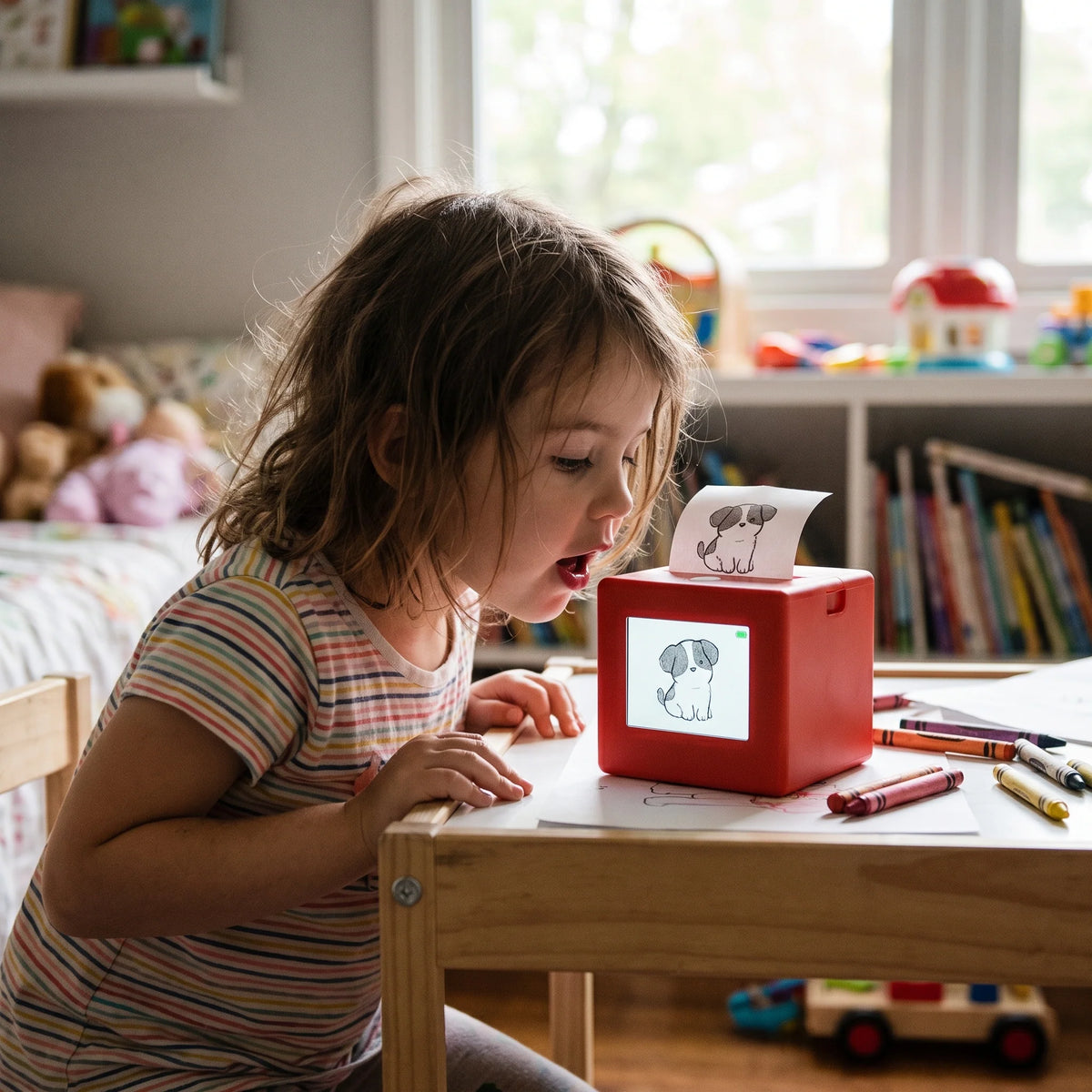 Sticker Printer AI Voice-Activated Inkless Thermal મિini