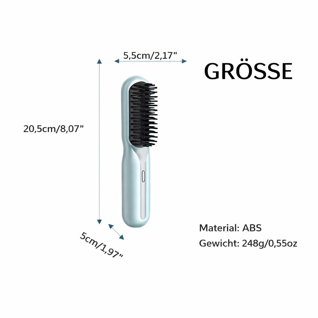 Straightening Brush Cordless & Rechargeable Travel-Friendly