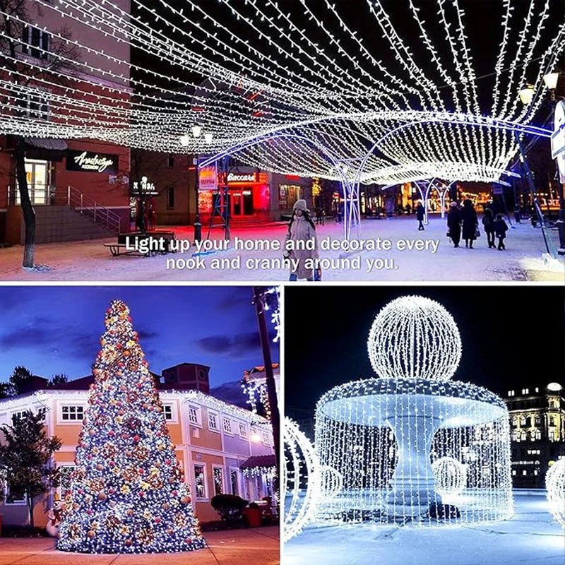 String Lights Copper Wire Warm LED Battery-Powered & Waterproof