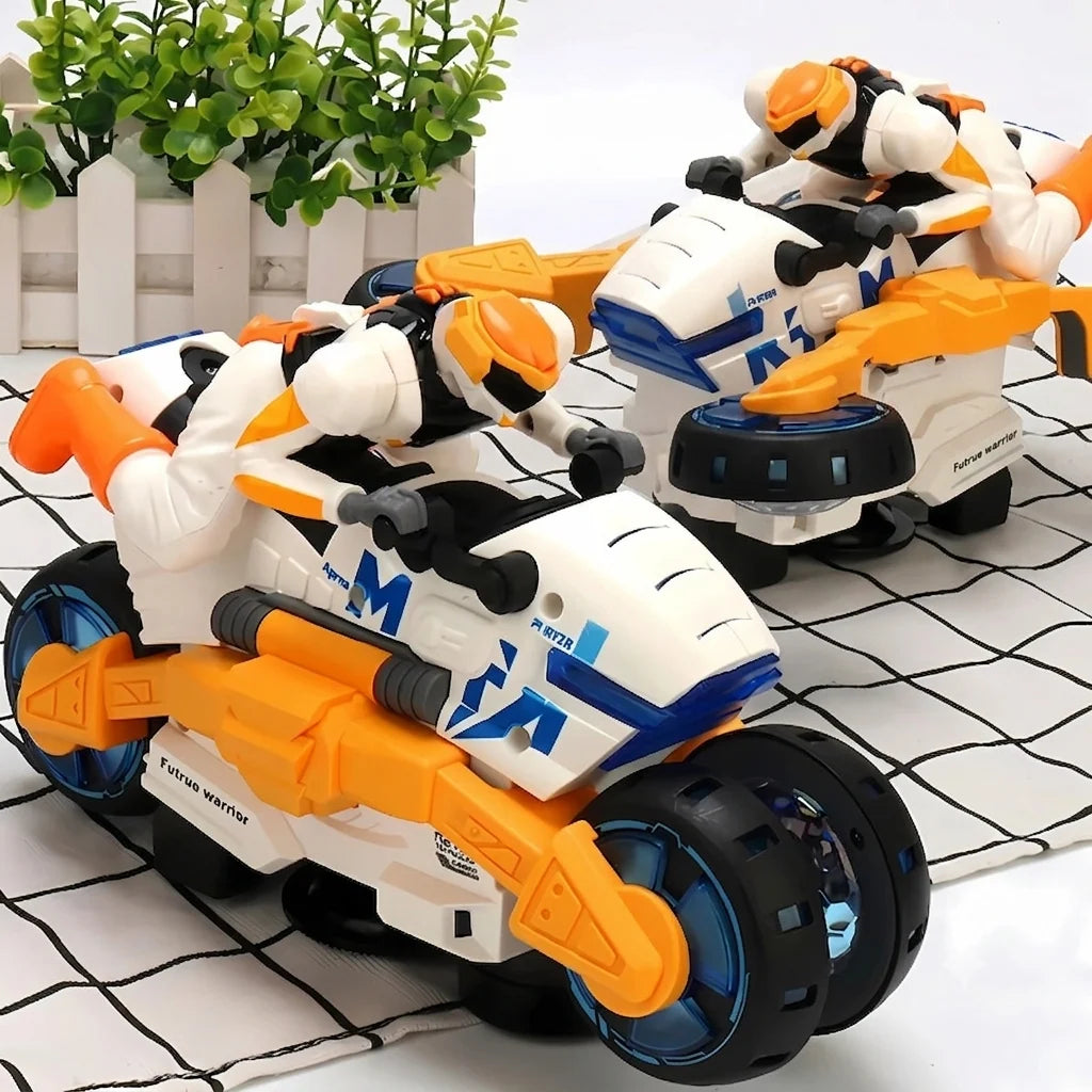 Stunt Bike Transforming Two-in-One Battery Operated Indoor & Outdoor