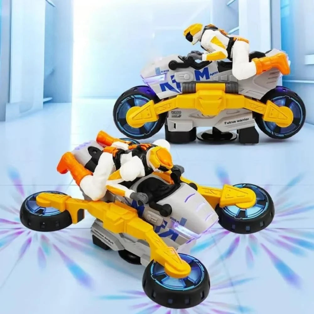 Stunt Bike Transforming Two-in-One Battery Operated Indoor & Outdoor
