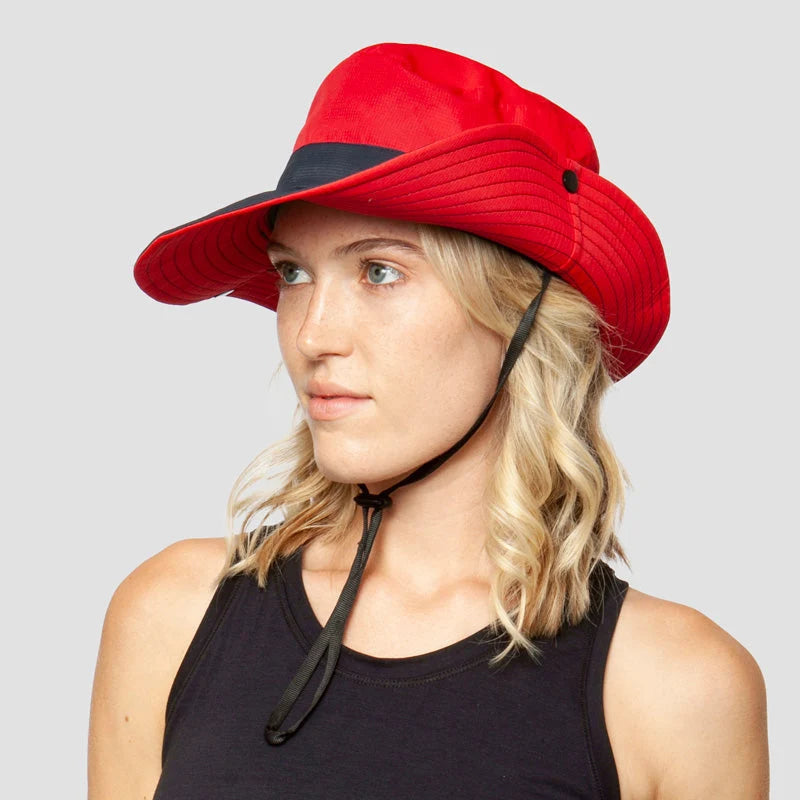Sun Hat Wide Brim UPF 50 Foldable Ponytail Opening