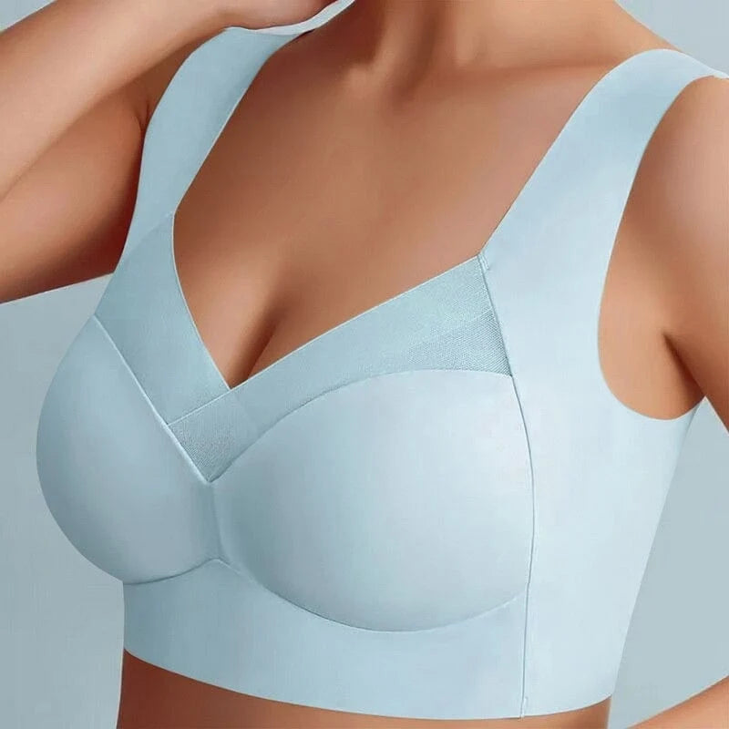 Support Bra Seamless Wire-Free Wide Straps