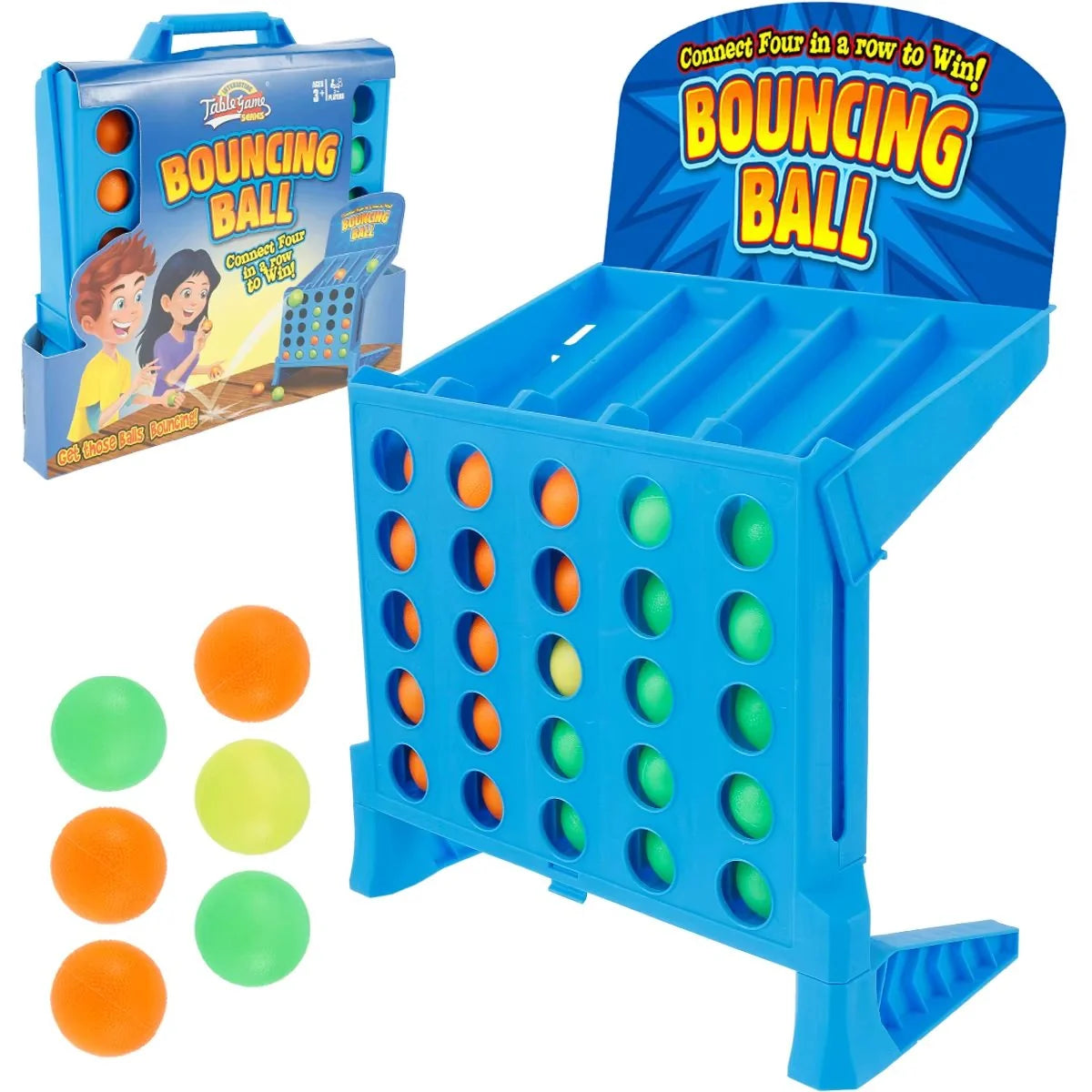 Table Game Four-in-a-Row Compact Portable