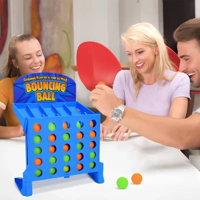 Table Game Four-in-a-Row Compact Portable