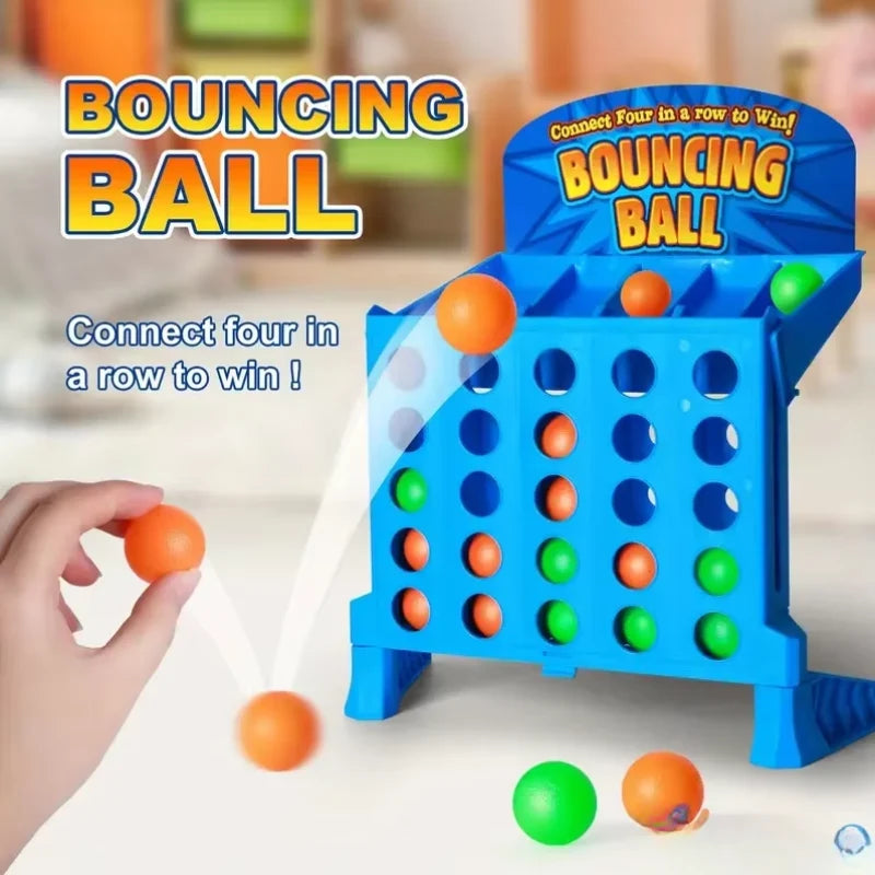 Table Game Four-in-a-Row Compact Portable