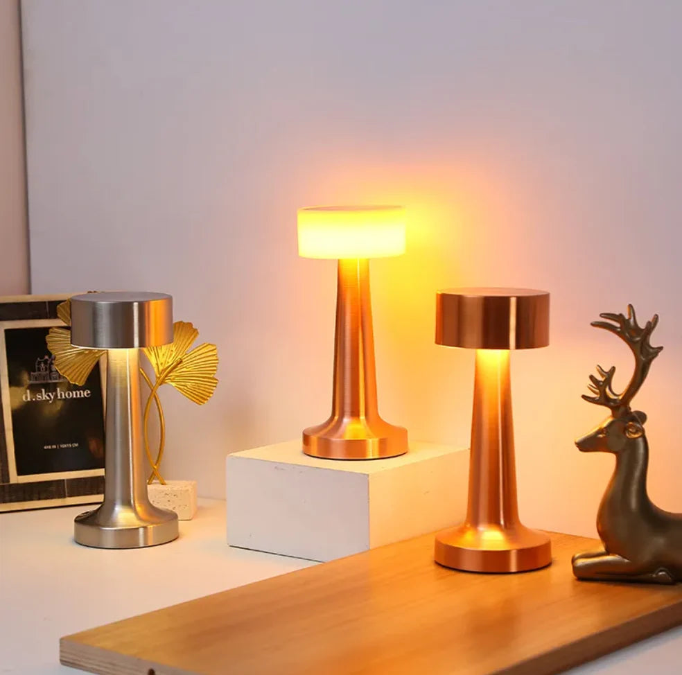 Table Lamp Cordless Dimmable USB Rechargeable