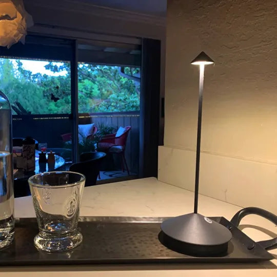 Table Lamp Cordless Touch Dimmer USB Rechargeable