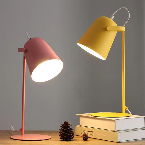 Table Lamp Macaron Pastel Iron Body & E26 Socket