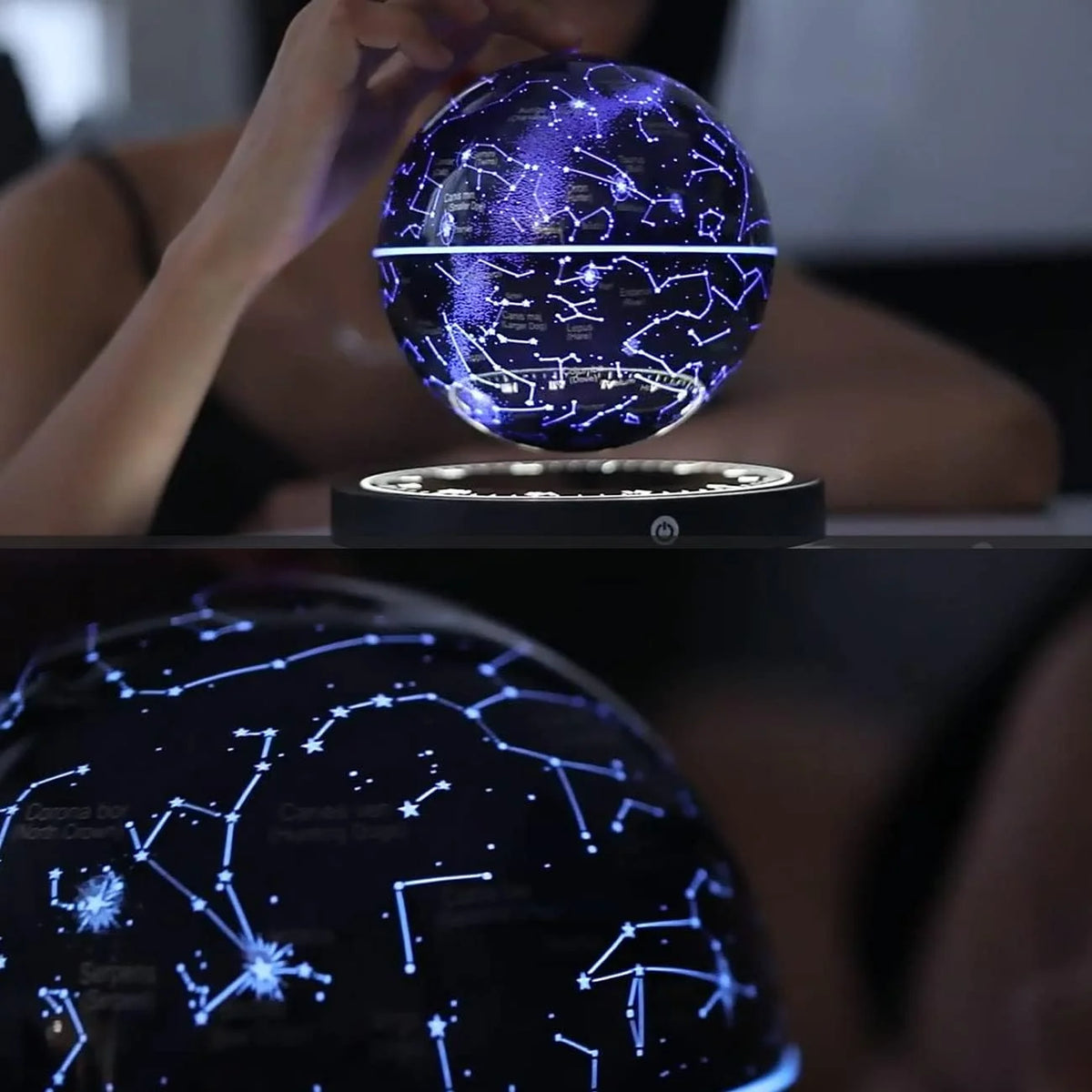 Table Lamp Magnetic Levitation 360 Degree Rotating Star Map