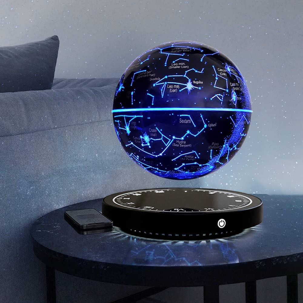 Table Lamp Magnetic Levitation 360 Degree Rotating Star Map