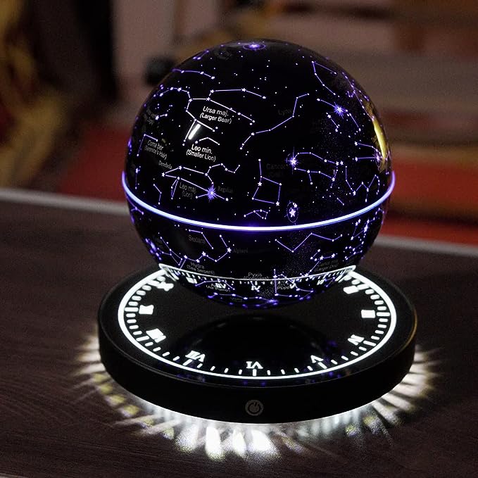 Table Lamp Magnetic Levitation 360 Degree Rotating Star Map