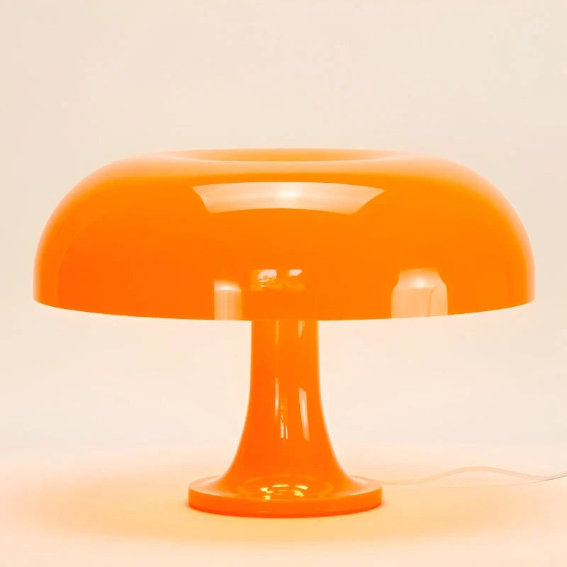 Table Lamp Mushroom Continuously Dimmable Three Color Modes USB