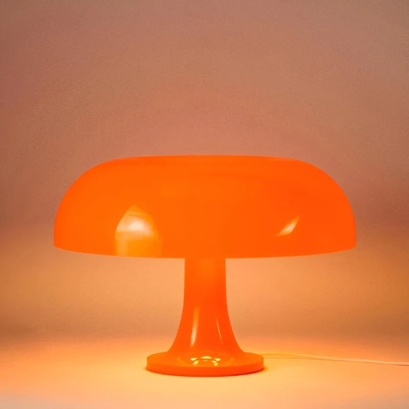 Table Lamp Mushroom Continuously Dimmable Three Color Modes USB