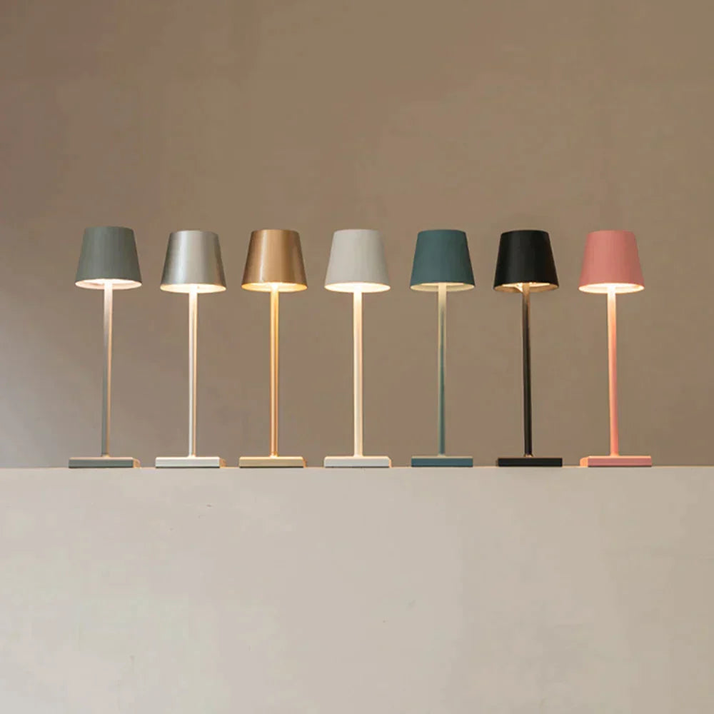 Table Lamp Portable Dimmable LED Rechargeable 10-Hour