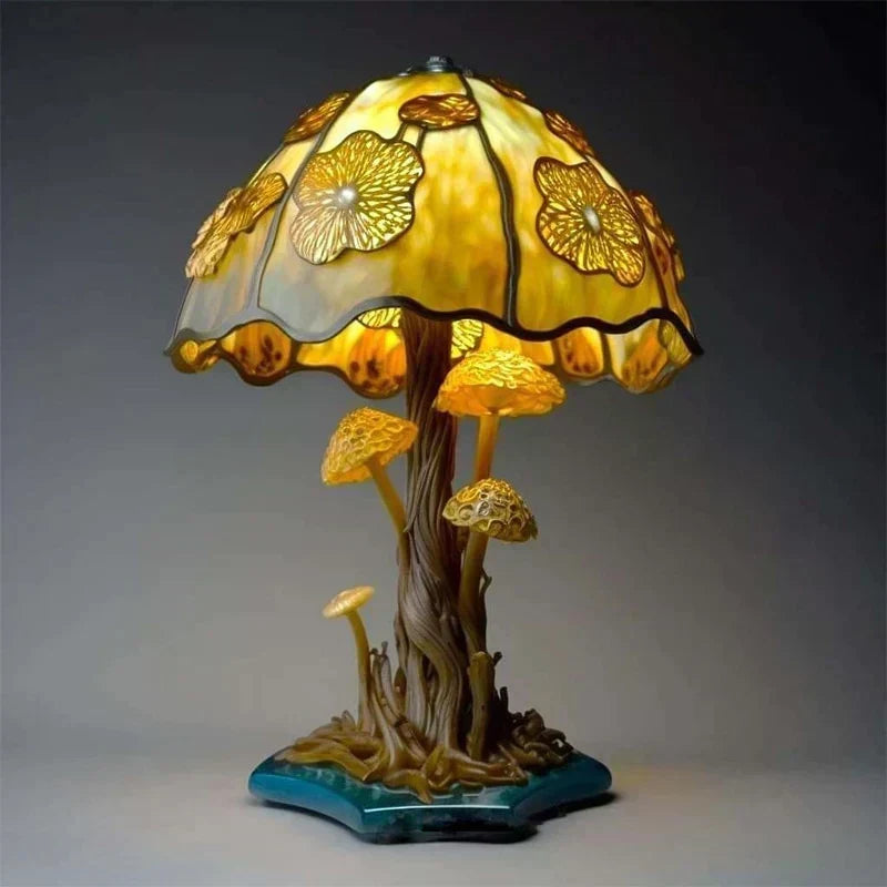 Table Lamp Retro Patterned Soft Ambient Glow