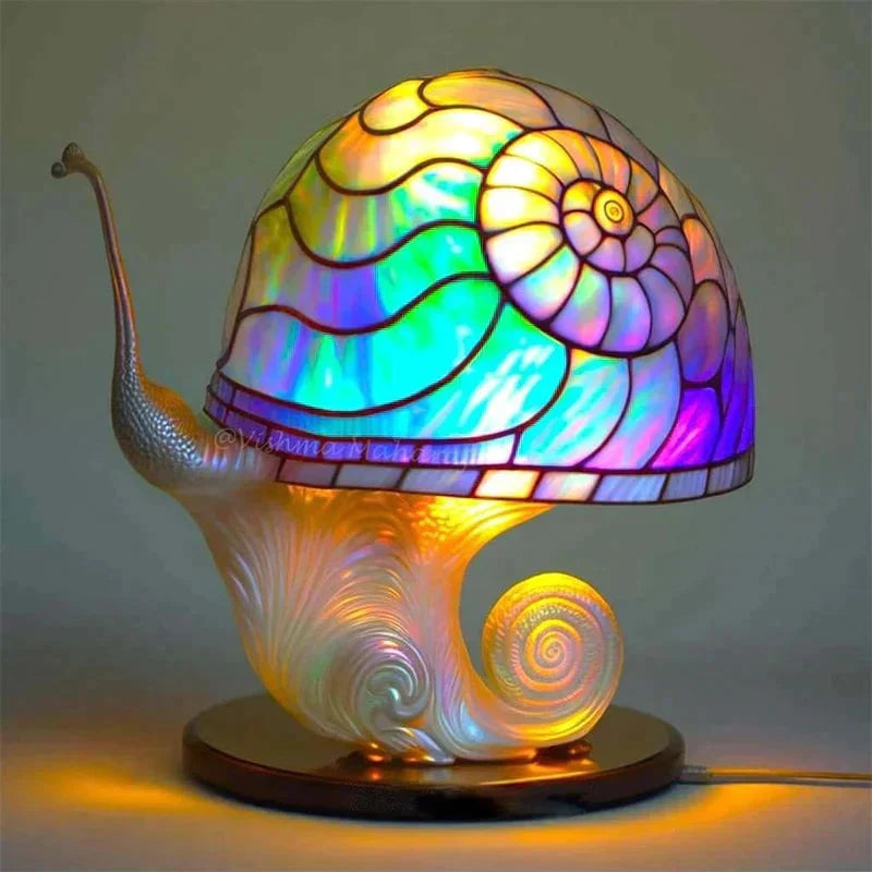 Table Lamp Tiffany Style Warm White LED