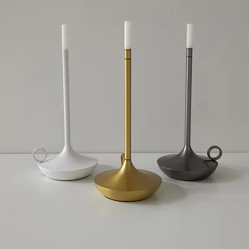 Table Lamp Touch-Controlled Rechargeable 12-Hour Runtime