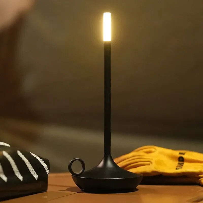 Table Lamp Touch-Controlled Rechargeable 12-Hour Runtime