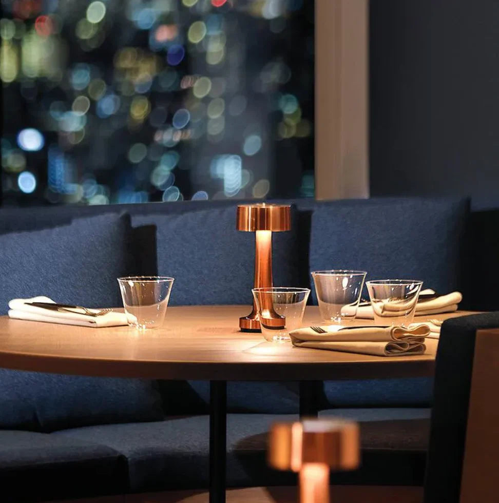 Table Lamp USB Rechargeable Touch Dimming Three-Color