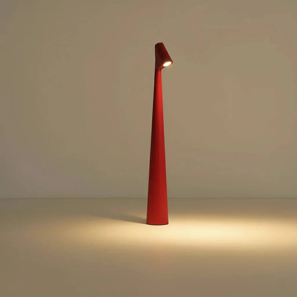 Table Lamp Wireless LED Rechargeable Metal & Glass