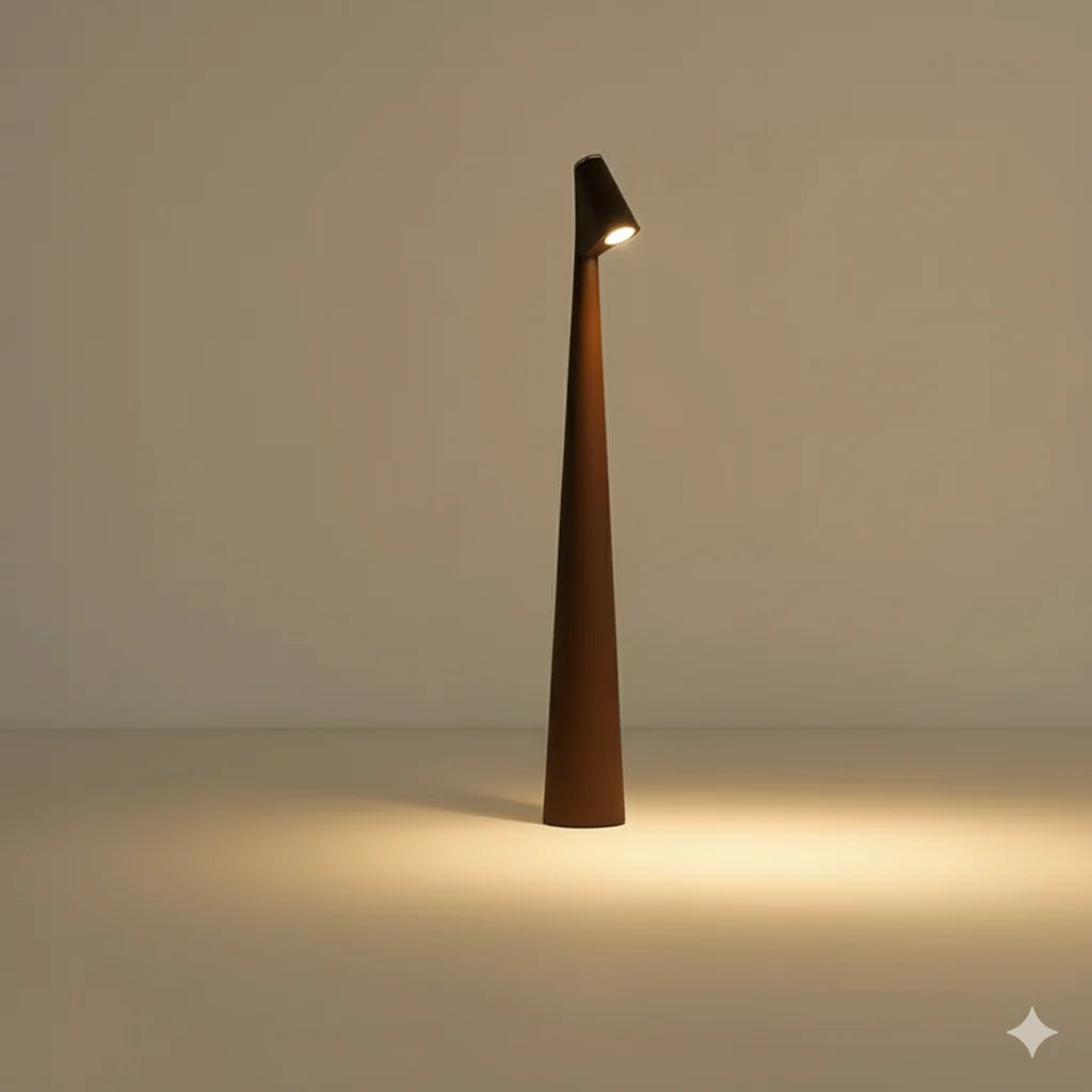 Table Lamp Wireless Rechargeable Metal & Glass
